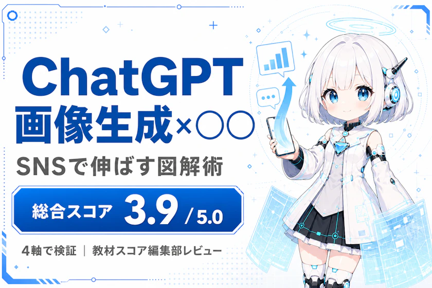 ChatGPT画像生成×「◯◯」で伸ばすSNS図解術のレビュー