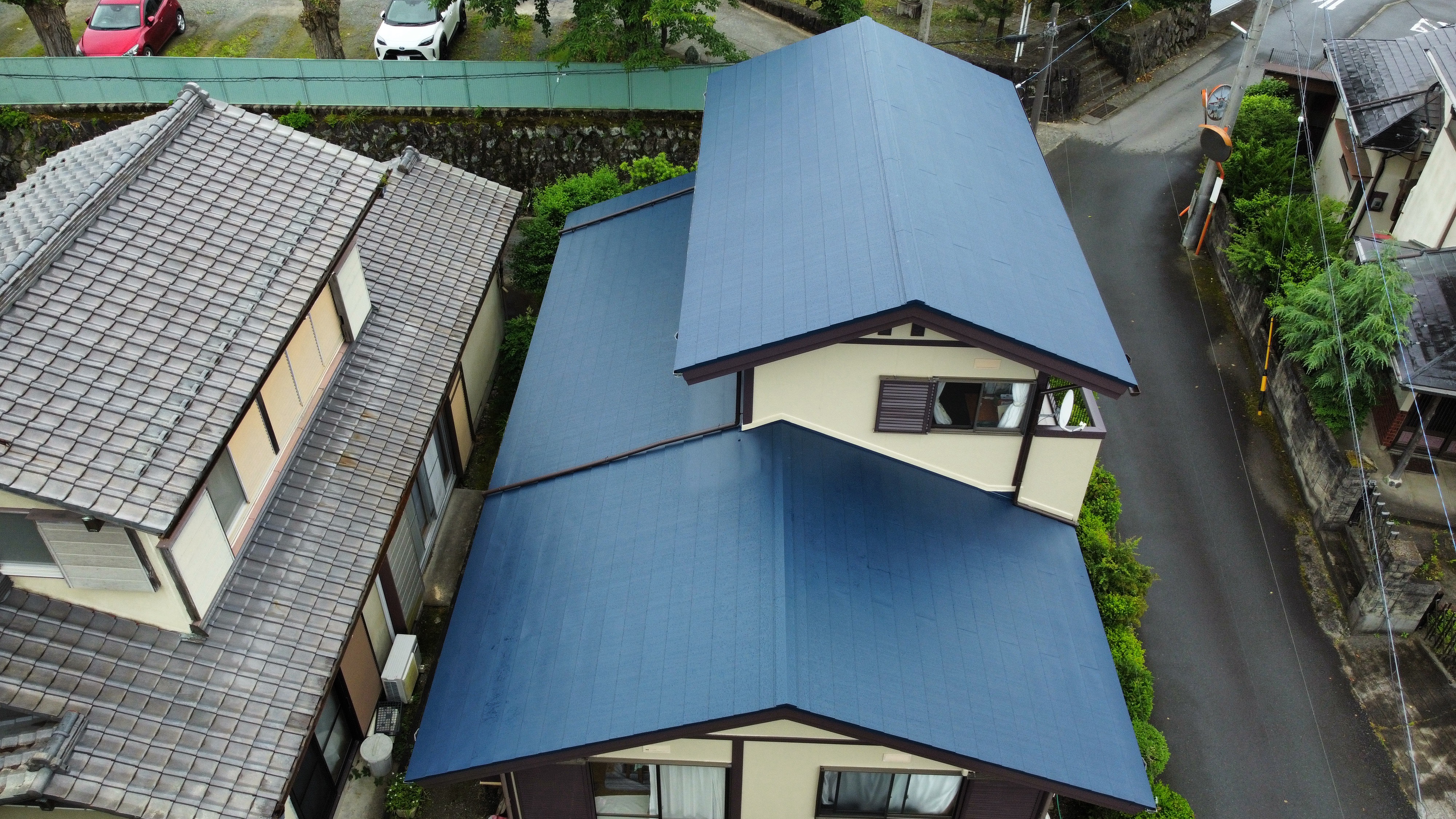 小山町屋根葺き替え工事🫡