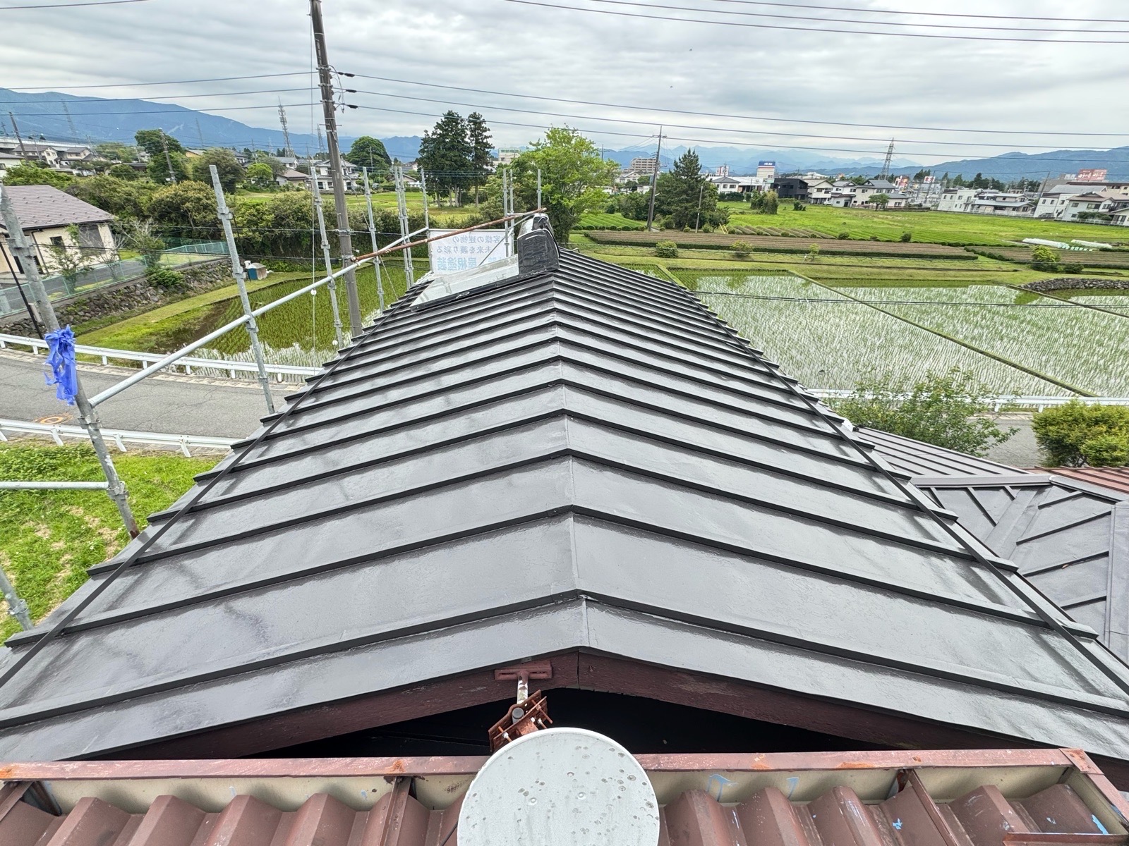 屋根塗装工事👍御殿場市