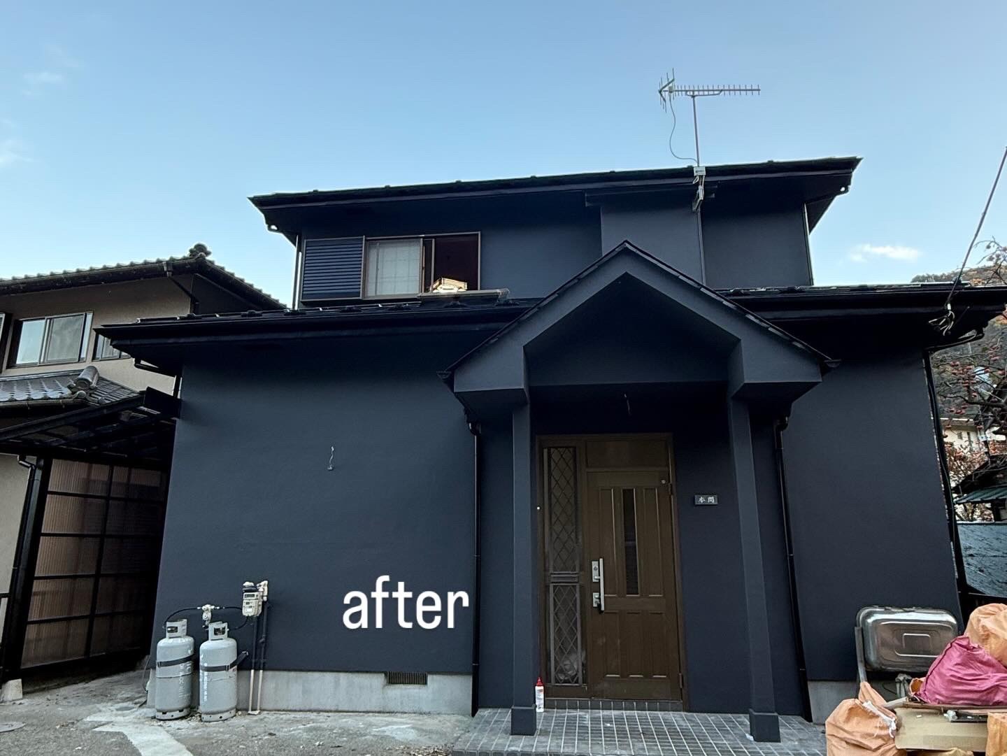 箱根町湯本 K様邸 外壁、屋根塗装工事