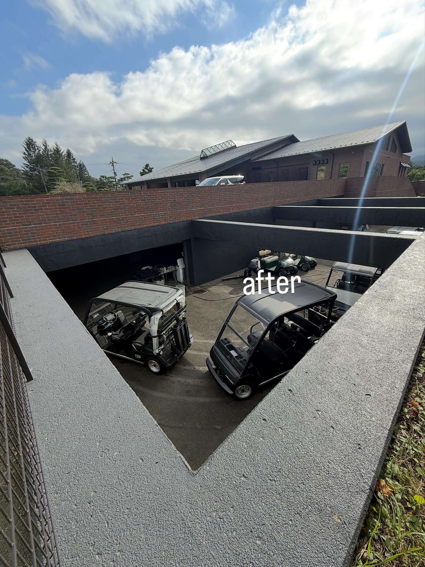 御殿場 ゴルフ場 塗装工事