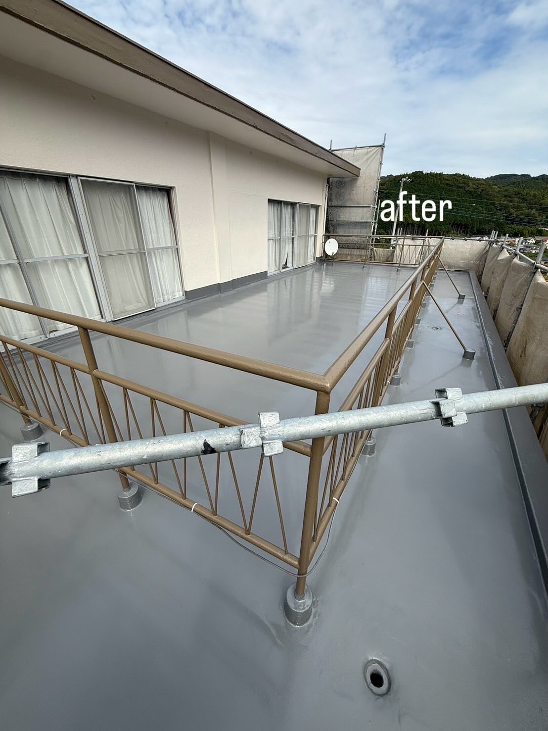 小山町 K様 ウレタン防水工事