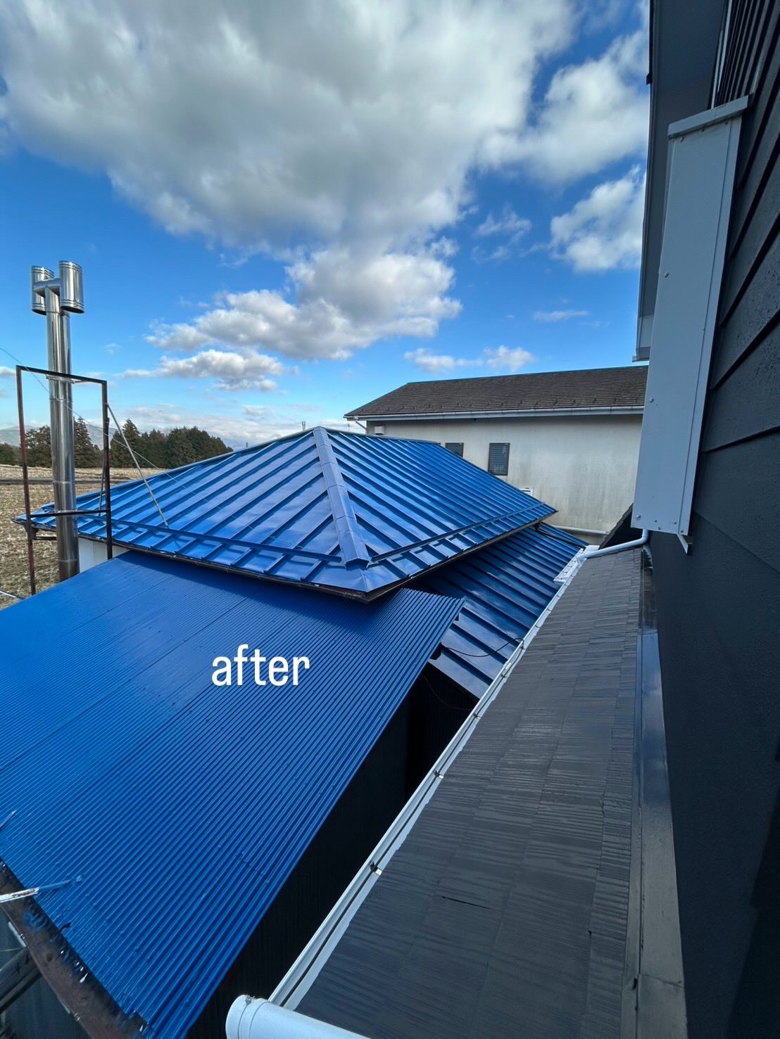 御殿場市 Y様邸 倉庫屋根塗装工事