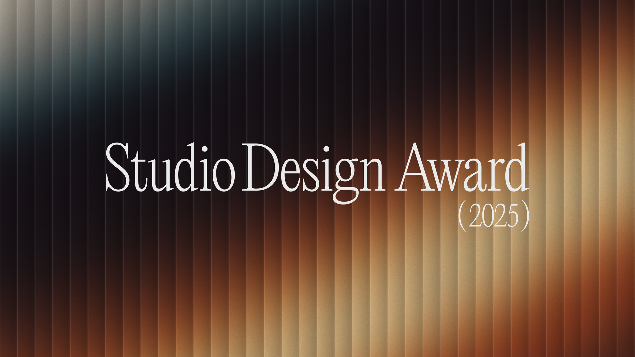 テキストでStudio Design Award (2025)と記載されている。