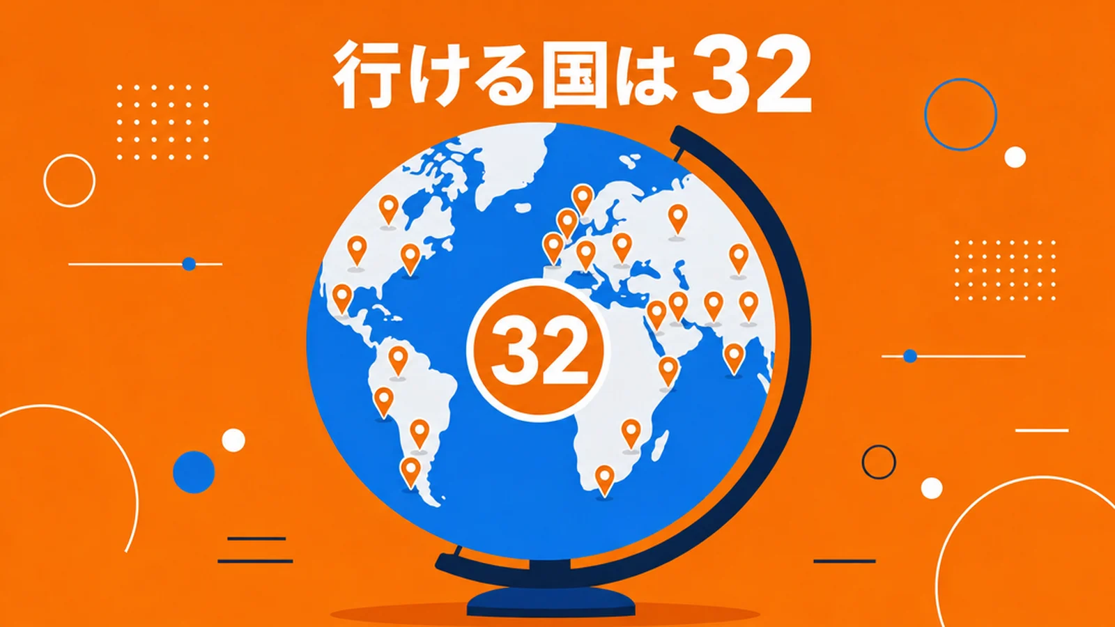 ワーホリで行ける国32か国・地域の一覧