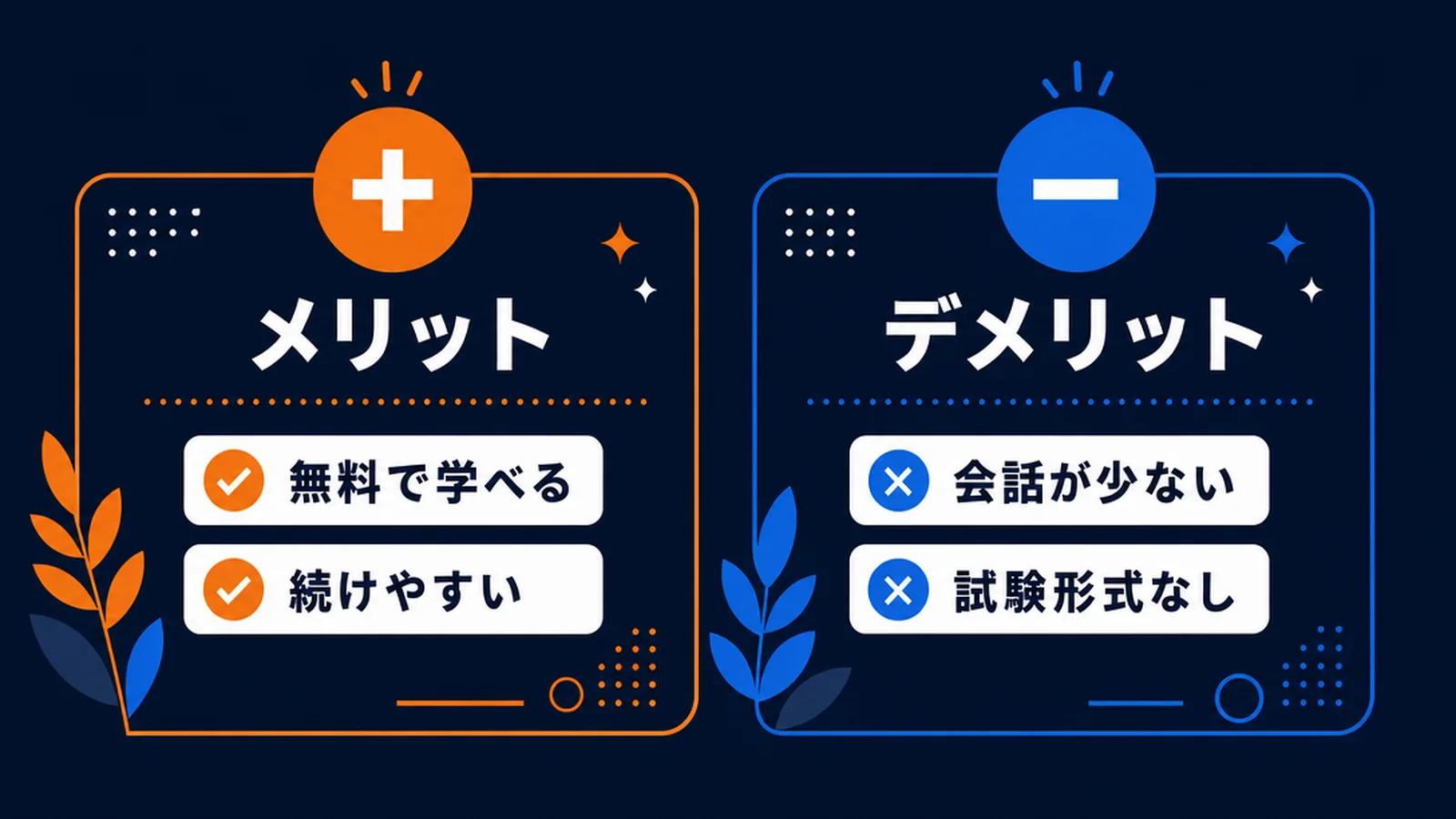 語学アプリのメリットとデメリット