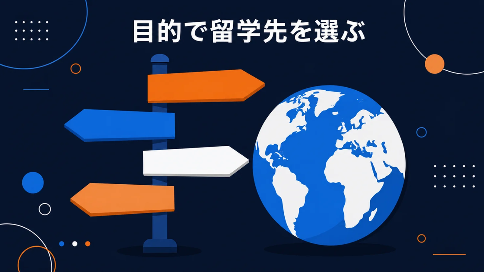 留学費用を国で選ぶときの考え方