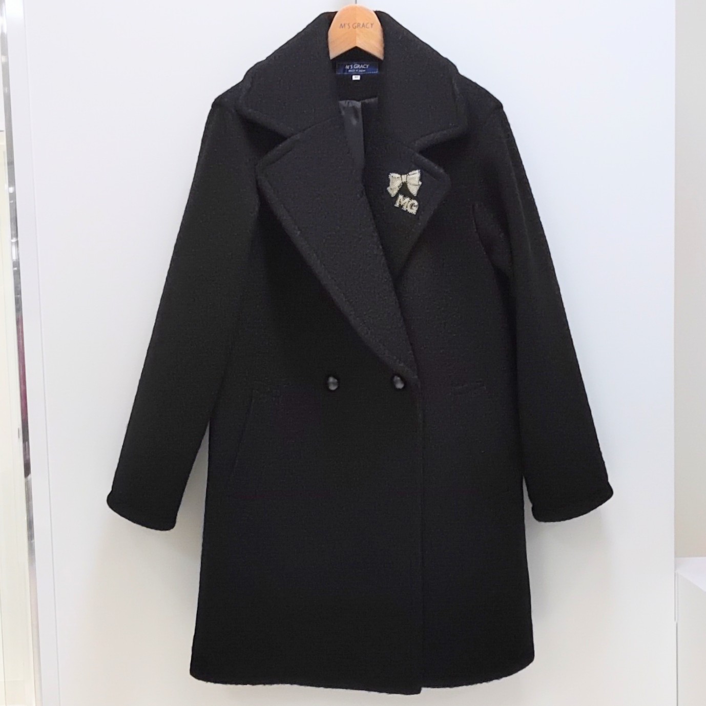 M'sGRACY　刺繍ワッペン付きテーラードコート 刺繍ワッペン付きテーラードコート ｜ ショップニュース ｜ 遠鉄百貨店