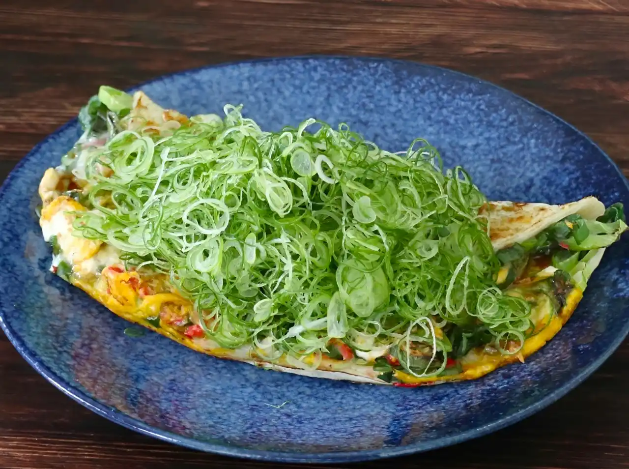 京の九条ねぎたっぷりねぎ焼き