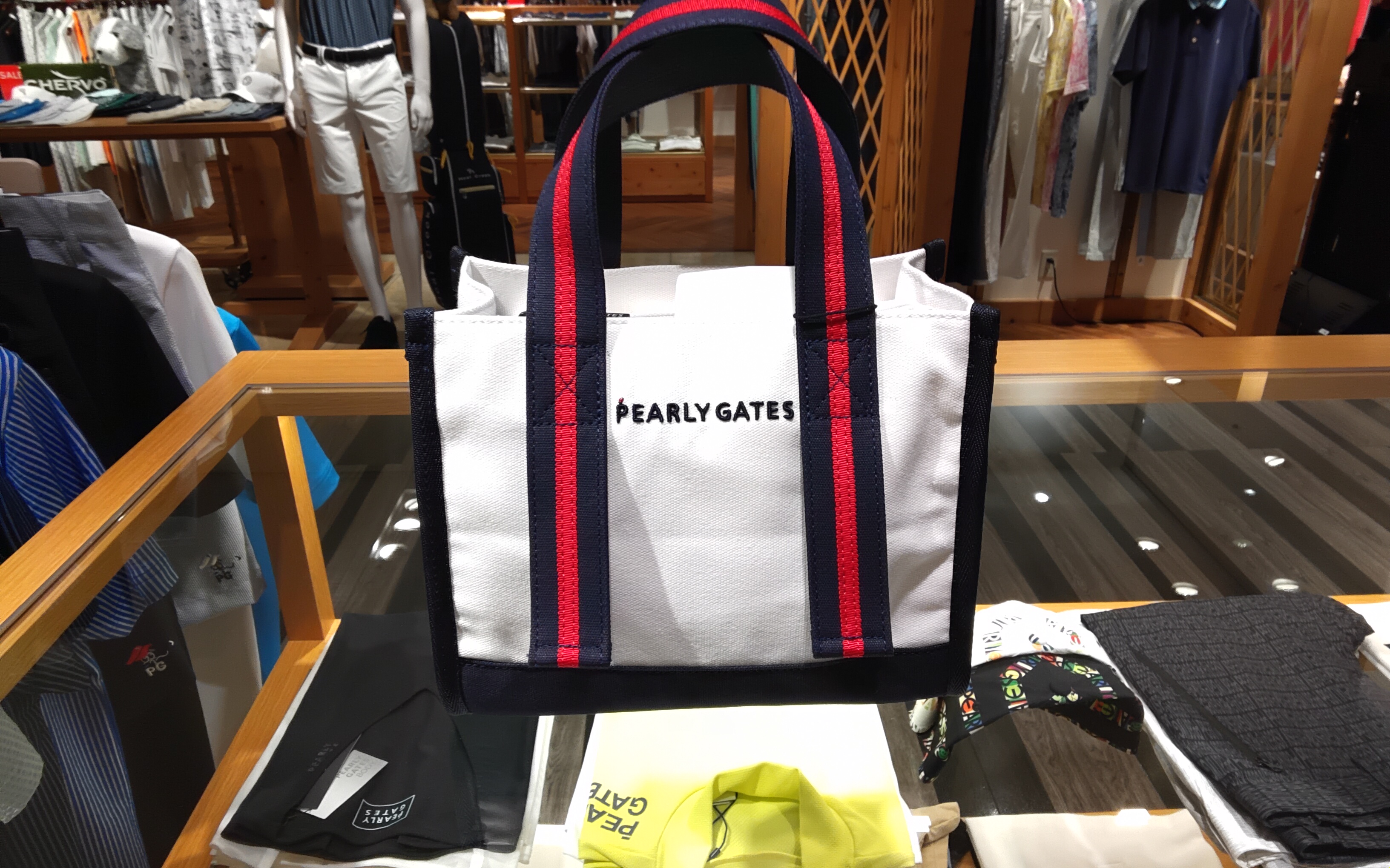 パーリーゲイツ　トリコ　帆布　カートバッグ　ゴルフウェア パーリーゲイツ ｜ トリコ帆布カートバッグ ｜ ショップニュース ｜ 遠
