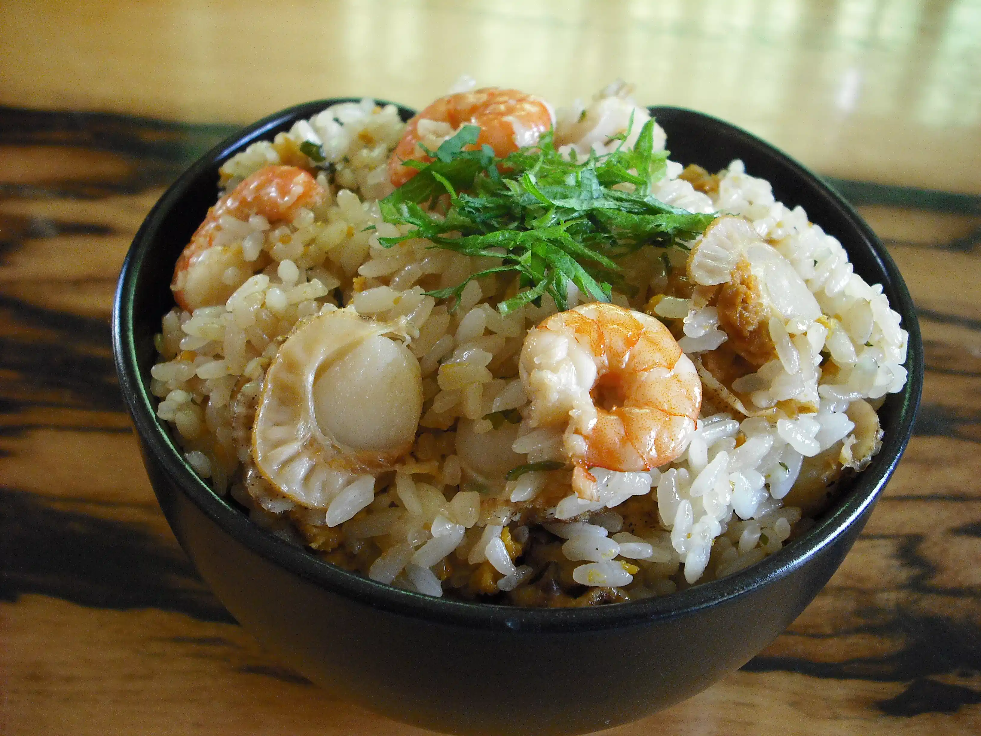 うにとあわびの海鮮いちご煮おこわ