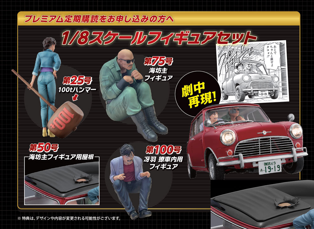 け*ん様 CITY HUNTER MINI COOPER 1/8 アシェット The Mini Cooper from 