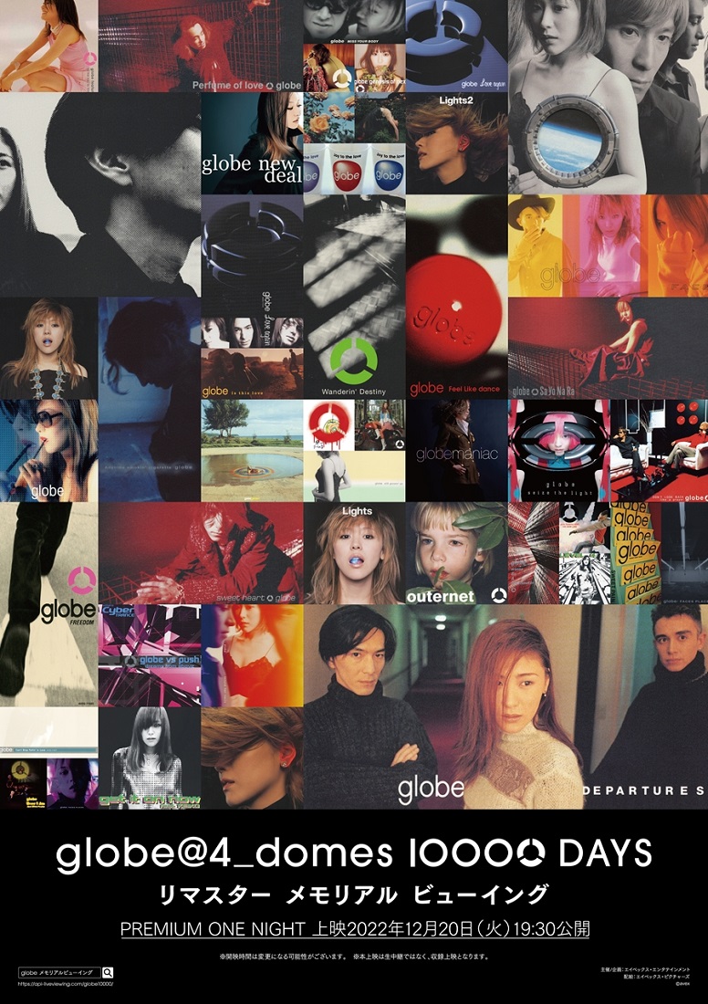 globe@4_domes 10000 DAYSリマスター メモリアル ビューイング 