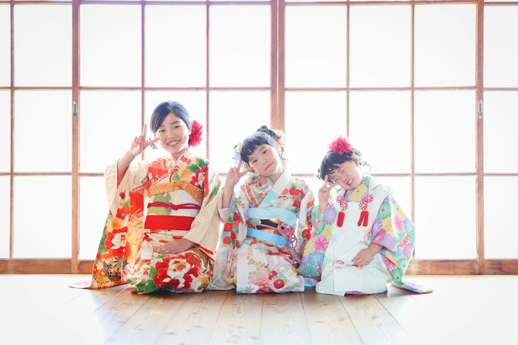 9歳／5歳／3歳／姉妹