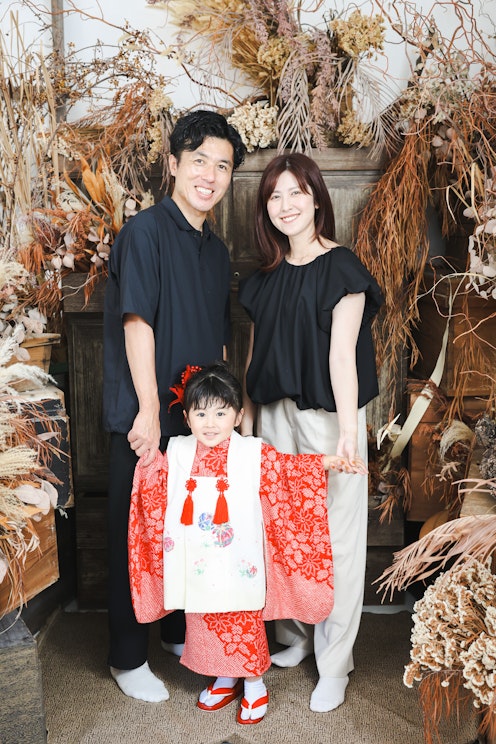 3歳／家族写真