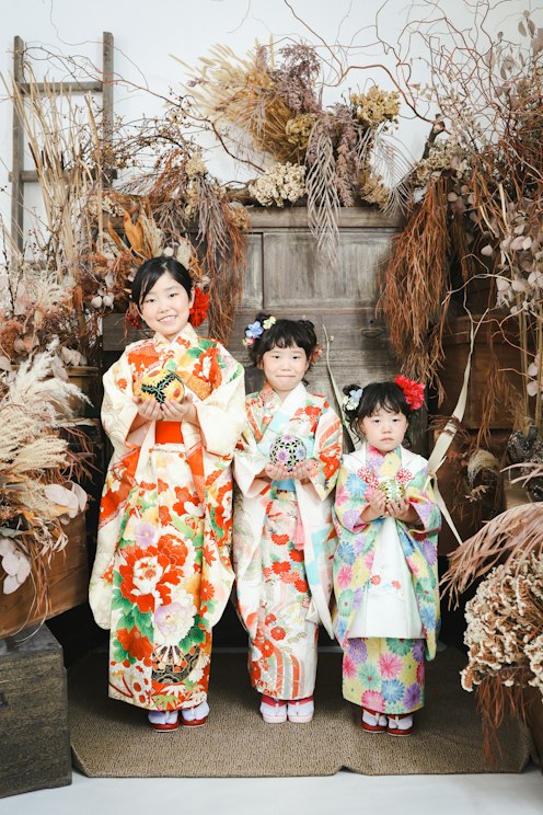 9歳／5歳／3歳／姉妹