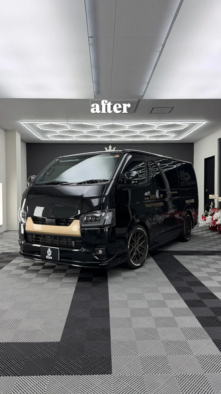 TOYOTA HIACE 部分ラッピング・PPF施工