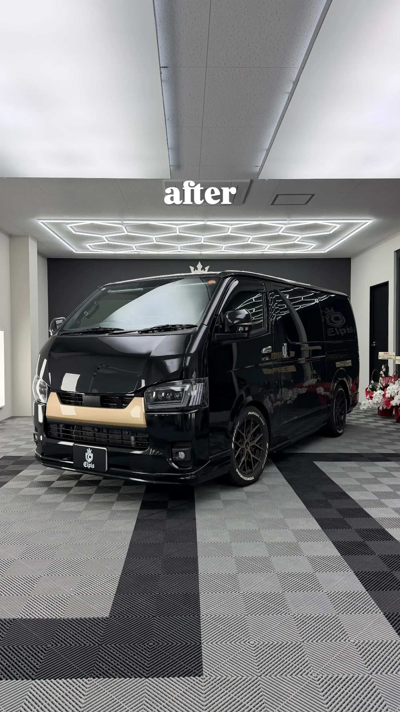TOYOTA HIACE 部分ラッピング・PPF施工