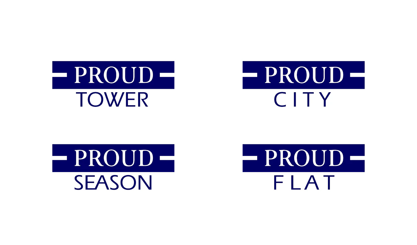 プラウドのシリーズロゴマーク