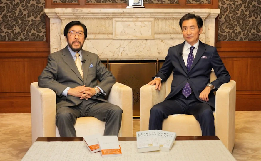 グラムコ山田とセイコーCEO服部氏の写真