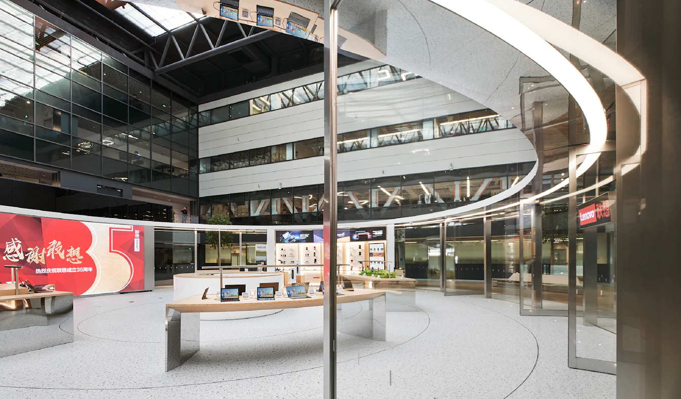 レノボのコンセプトストア内装