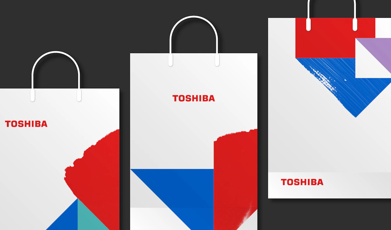 東芝グループの紙袋イメージ