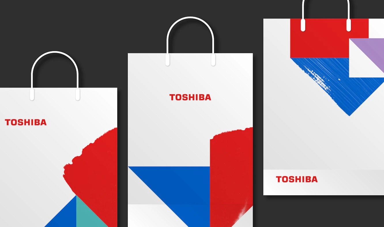 東芝グループの紙袋イメージ