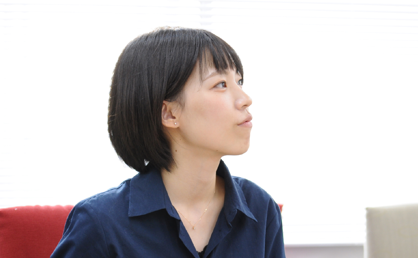 インタビューの様子