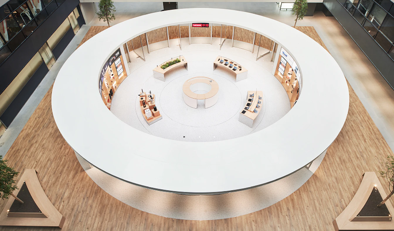 レノボのコンセプトストア俯瞰