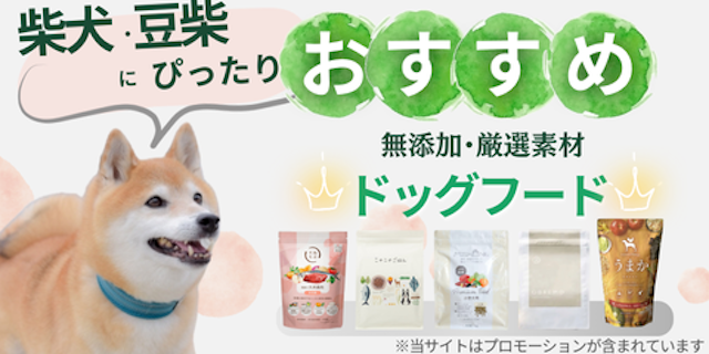 柴犬におすすめドッグフードのMV