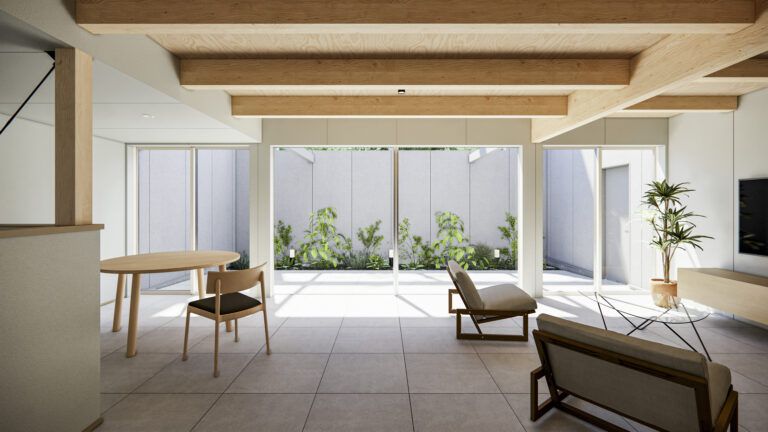 旗竿地の家イメージ