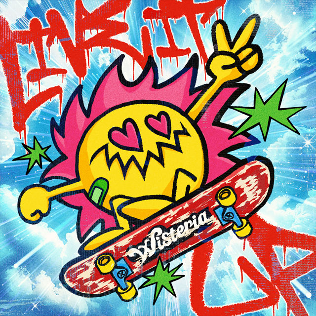Wisteria『LIVE IT UP』ジャケット