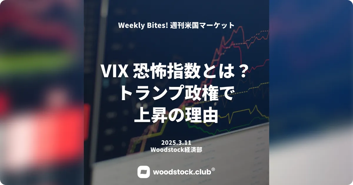 【わかりやすく解説】VIX 恐怖指数とは トランプ政権で上昇の理由