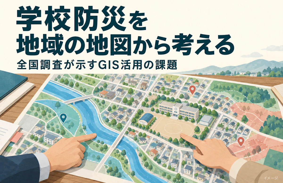 学校防災を地域の地図から考える──全国調査が示すGIS活用の課題