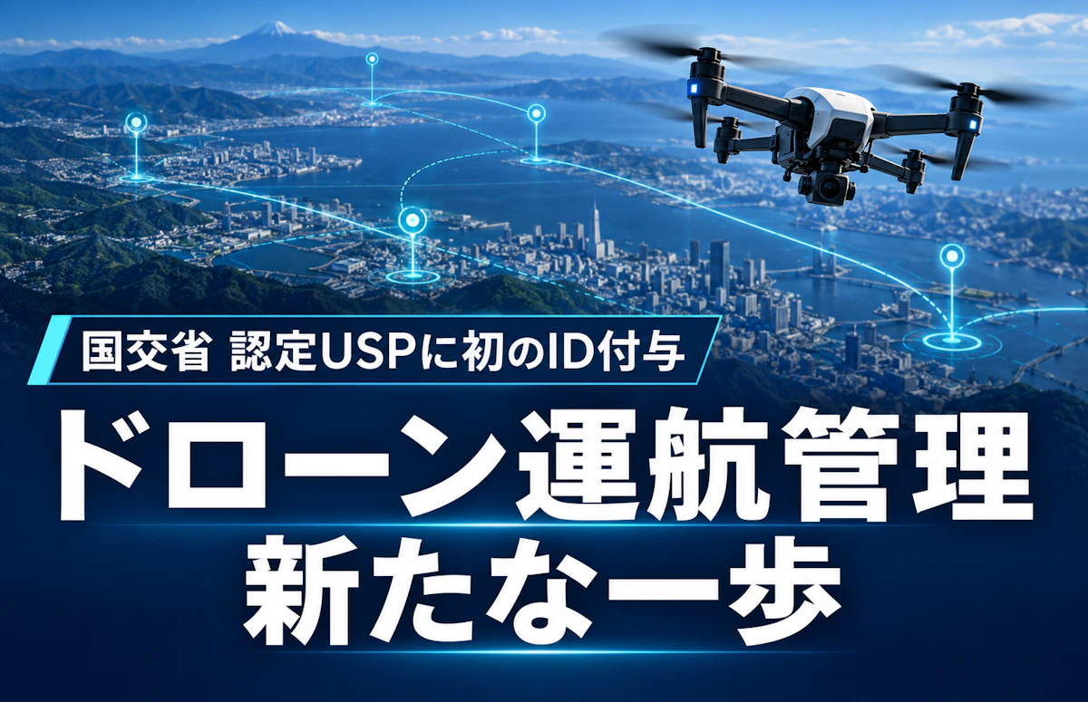 ドローンの飛行計画調整を支援へ 国交省、NTTデータなど2社に認定USPのIDを初付与