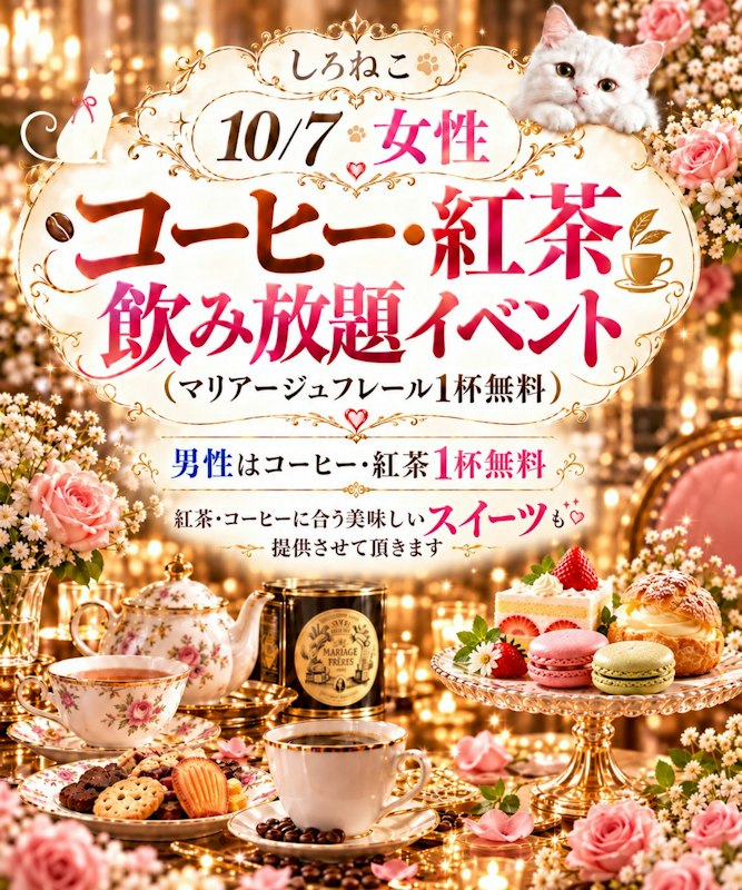 しろねこで初めてのイベント