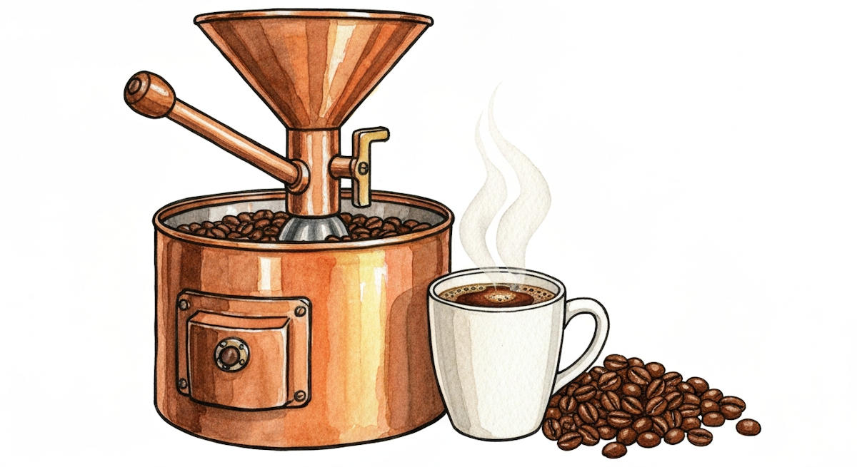 コーヒー体験の新常識:注文後の焙煎が織りなす究極の鮮度とパーソナルな喜び