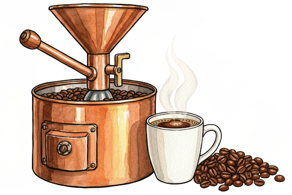 コーヒー体験の新常識:注文後の焙煎が織りなす究極の鮮度とパーソナルな喜び