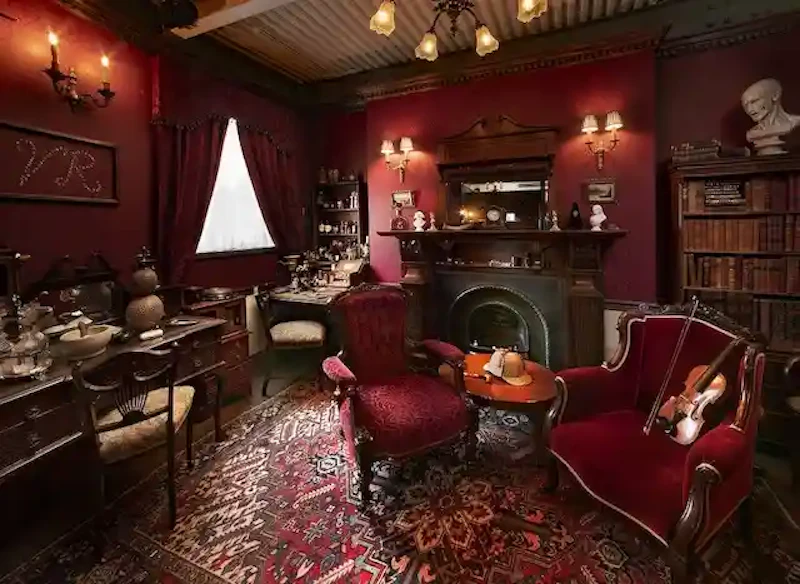 「シャーロックホームズの部屋」の再現