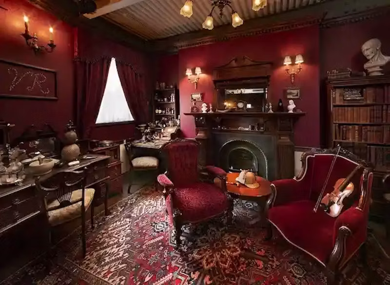「シャーロックホームズの部屋」の再現