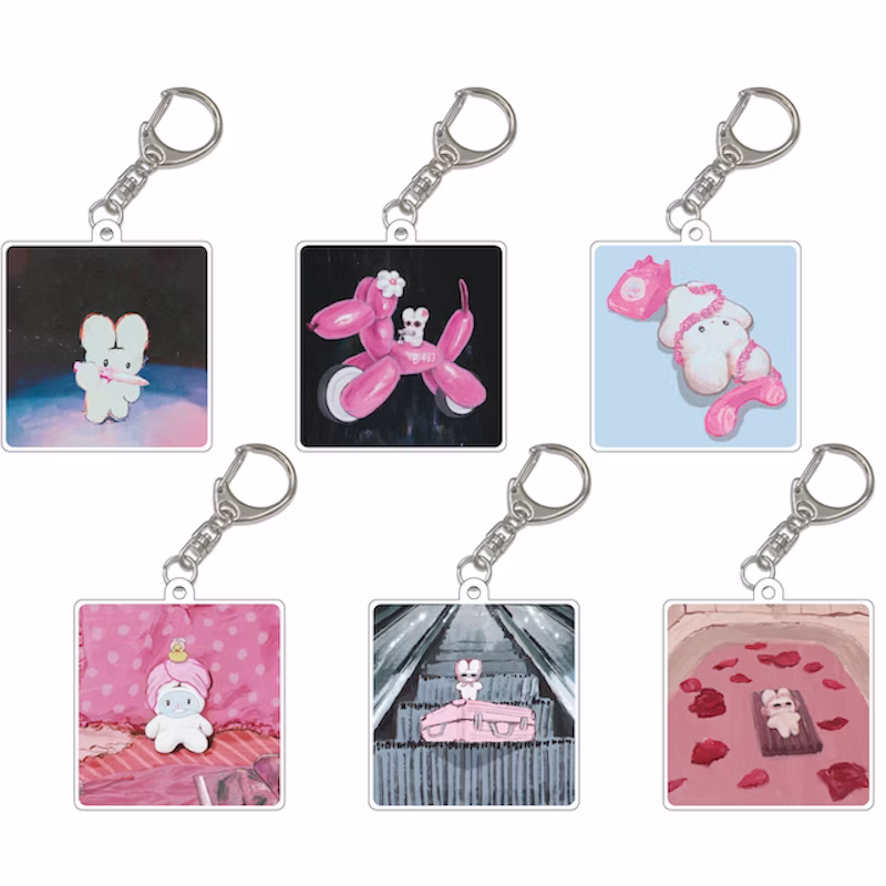 アクリルキーホルダー(全6種ランダム) 660円