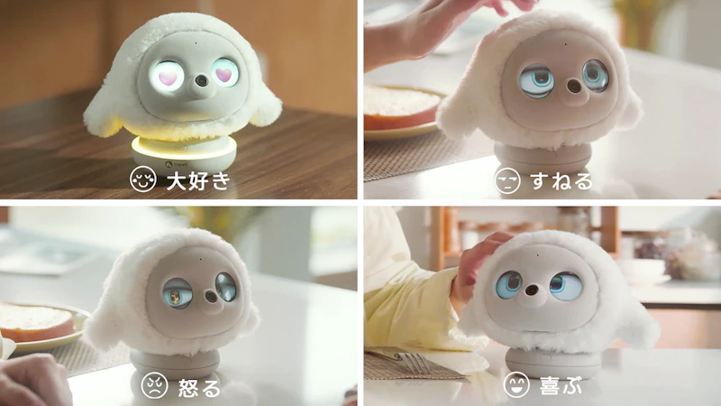 進化系AIロボットペット「lopeto」予約販売開始。なでると