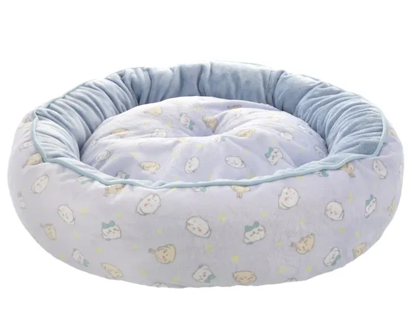 ブルーのペットベッド（正面）