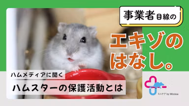 保護してきたハムスターは200匹以上！「ハムメディア」代表に聞く保護活動の現状【エキゾのはなし。#5】のサムネイル画像