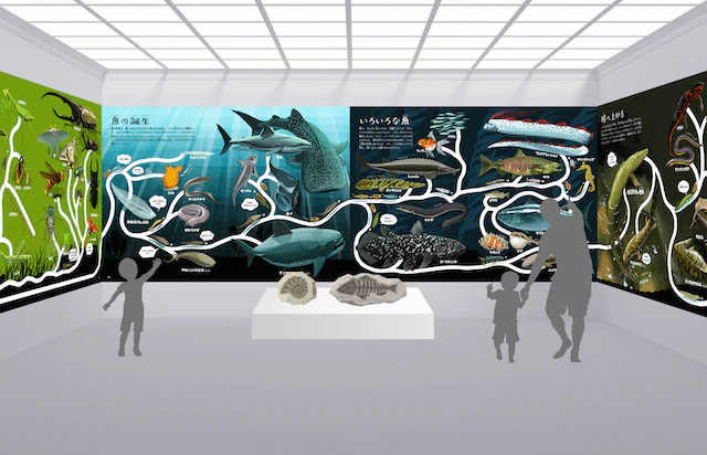 博物館・水族館・科学館など募集！ 『ゆびでたどる進化のえほん』展を実施しませんか？