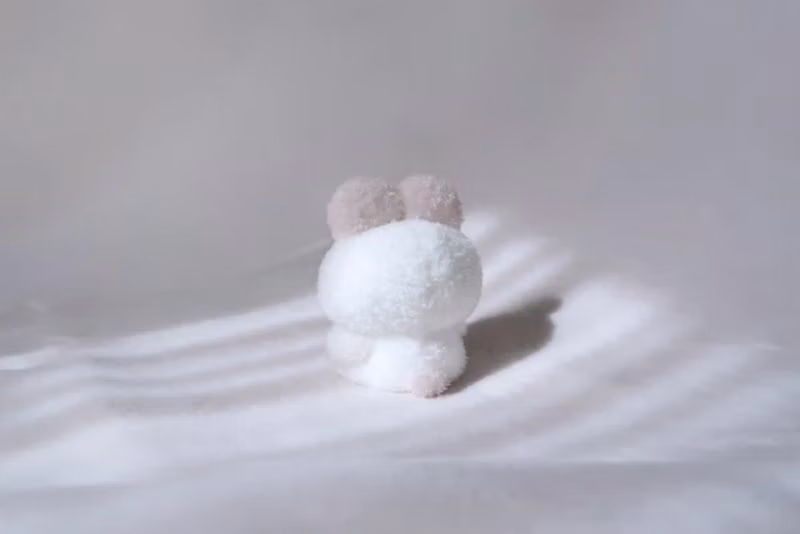 ローズブラウンのねむちゃん うしろ