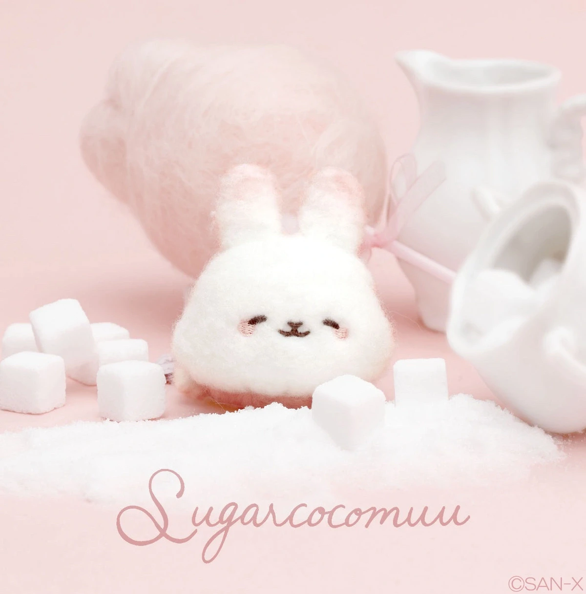 わたあめうさぎ「シュガーココムー」ぬいぐるみ雑貨など新アイテム4月販売へのサムネイル画像
