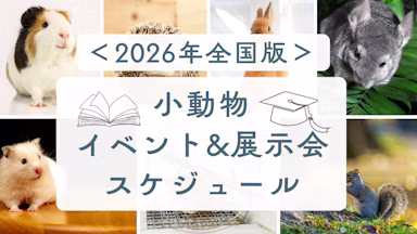 【2026年最新】小動物・エキゾチックアニマルのイベント＆展示スケジュール＜全国版＞のサムネイル画像
