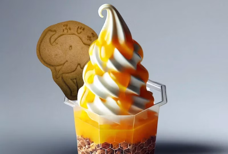 ふじ子パフェ（食事処）