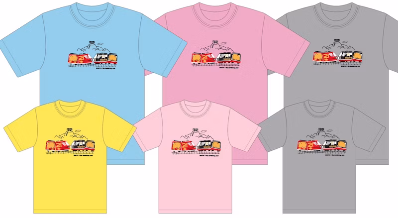 Tシャツのカラーバリエーションは4色